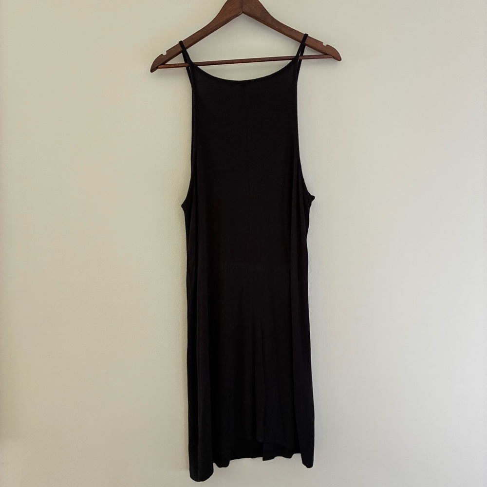 ATHLETA Well Rested Rib Sleep Dress in Black Size L - Picture 4 of 8